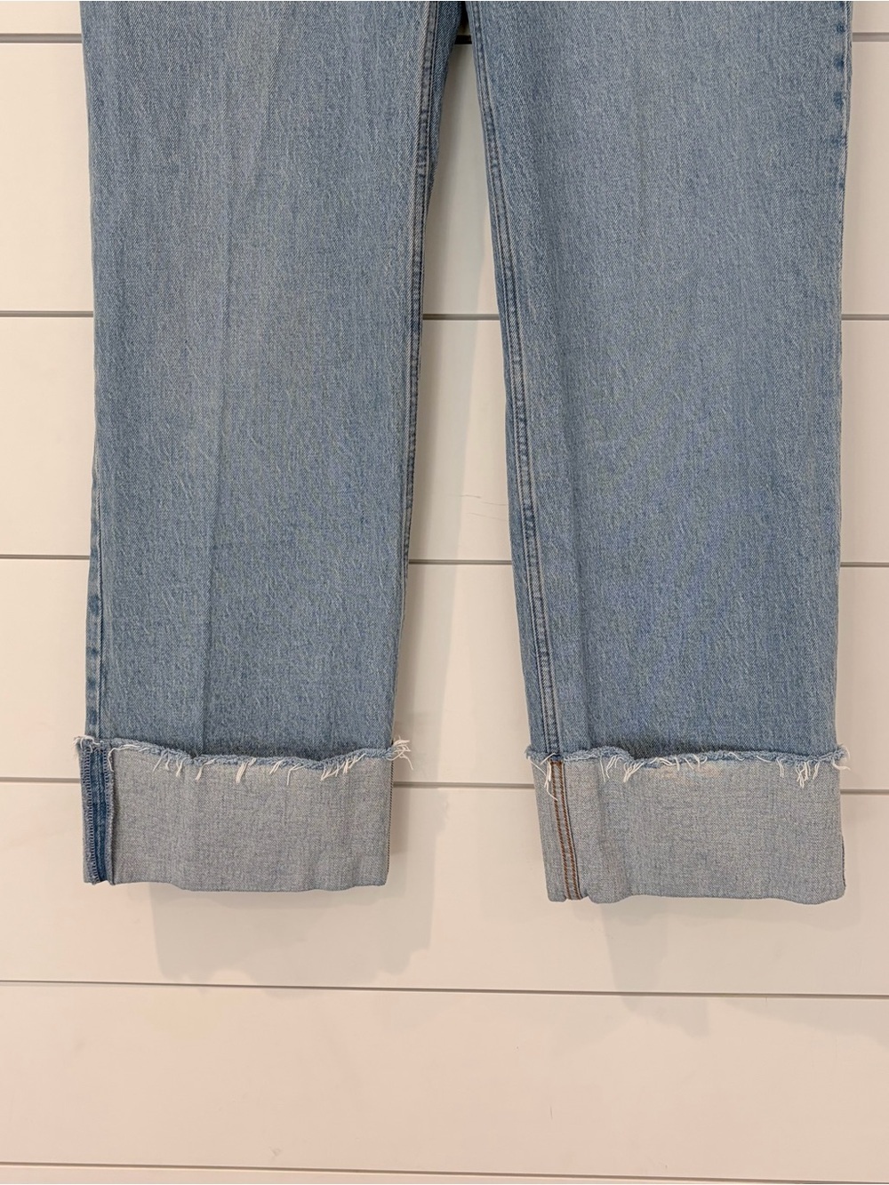 Abercrombie 90s Relaxed Jeans High Rise Curvy Cuff Coastal Cowgirl 29/8 Y2K - Picture 4 of 11